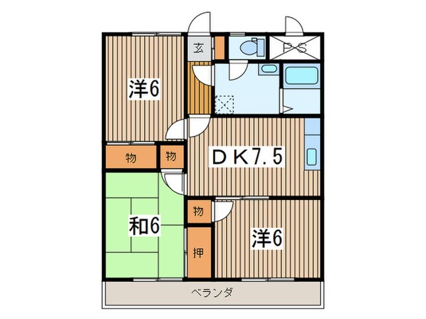 エトワール湘南の物件間取画像